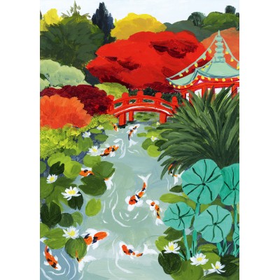 Puzzle - Pieces & Peace - 1500 pieces - Japanese Garden