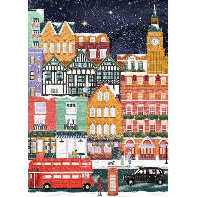 Puzzle - Pieces & Peace - 1000 pieces - London at Christmas