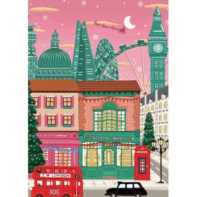 Puzzle - Pieces & Peace - 1000 pieces - Christmas in London