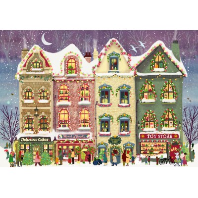 Puzzle - Pieces & Peace - 1000 pieces - Christmas Shopping