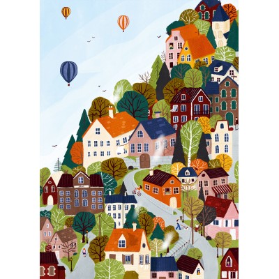 Puzzle - Pieces & Peace - 1000 pieces - Forest City