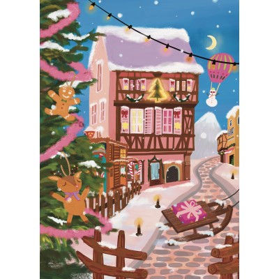 Puzzle - Pieces & Peace - 500 pieces - Colmar Christmas Market