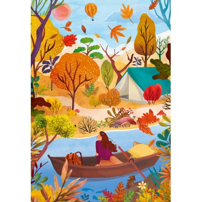 Puzzle - Pieces & Peace - 1000 pieces - Couleurs d'Automne