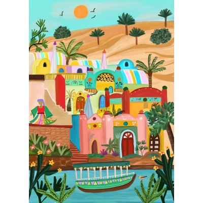 Puzzle - Pieces & Peace - 500 pieces - The Nubian Village