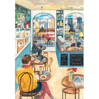 Puzzle - Pieces & Peace - 1000 pieces - Café de Londres