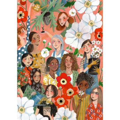 Puzzle - Pieces & Peace - 500 pieces - Women Gardening