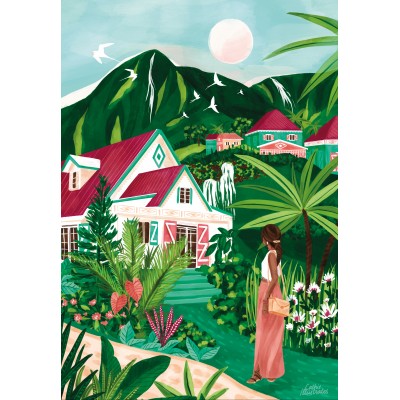 Puzzle - Pieces & Peace - 1000 pieces - Creole Village