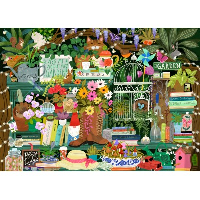 Puzzle - Pieces & Peace - 1500 pieces - A Gardener's Library