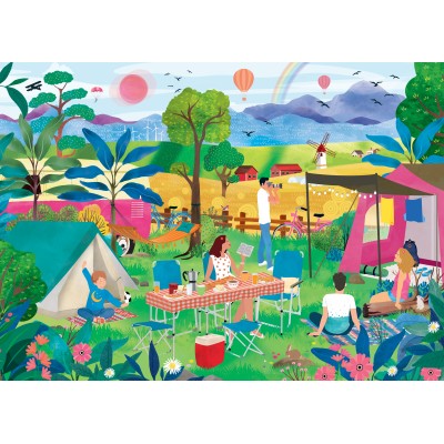 Puzzle - Pieces & Peace - 1500 pieces - Summer Camping