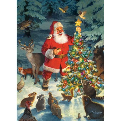 Puzzle  Cobble-Hill-40222 Santa's Tree