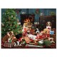 puzzle Christmas Puppies