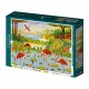 puzzle Caribbean Flamingos