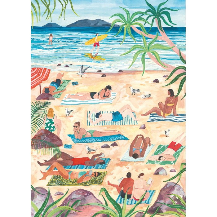 Puzzle Pieces-Peace-F-00020 Journée à la Plage