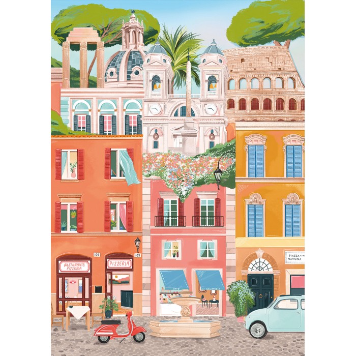 Puzzle Pieces-Peace-F-00083 Rome