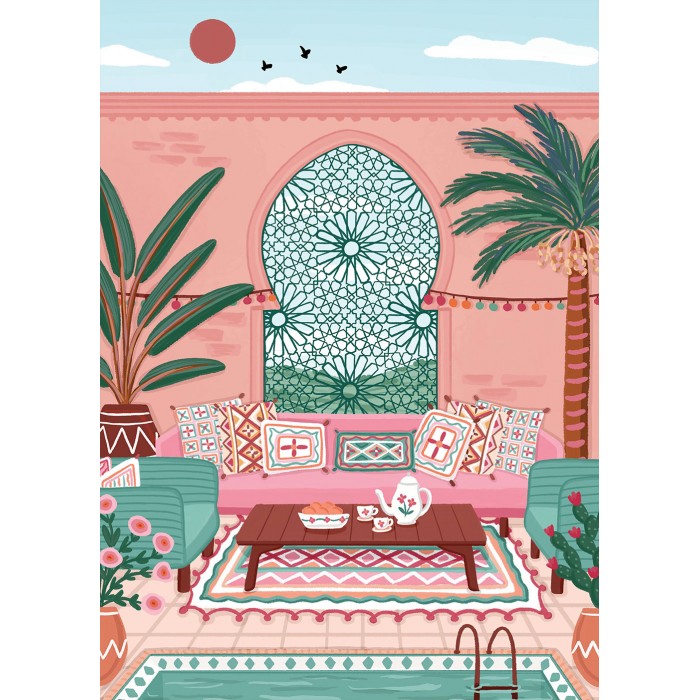 Puzzle Pieces-Peace-F-00109 Hôtel Maroc
