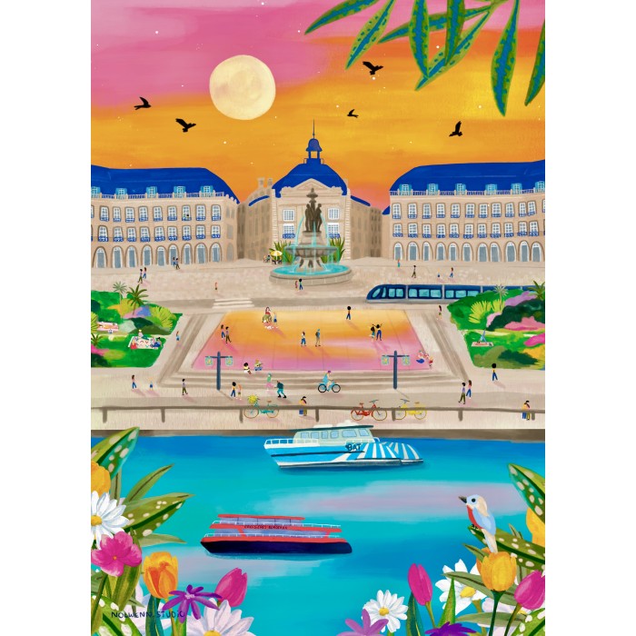 Puzzle Pieces-Peace-F-00223 Bordeaux - Place de la Bourse