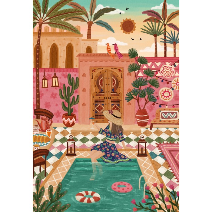 Puzzle Pieces-Peace-F-00238 Morocco Escape