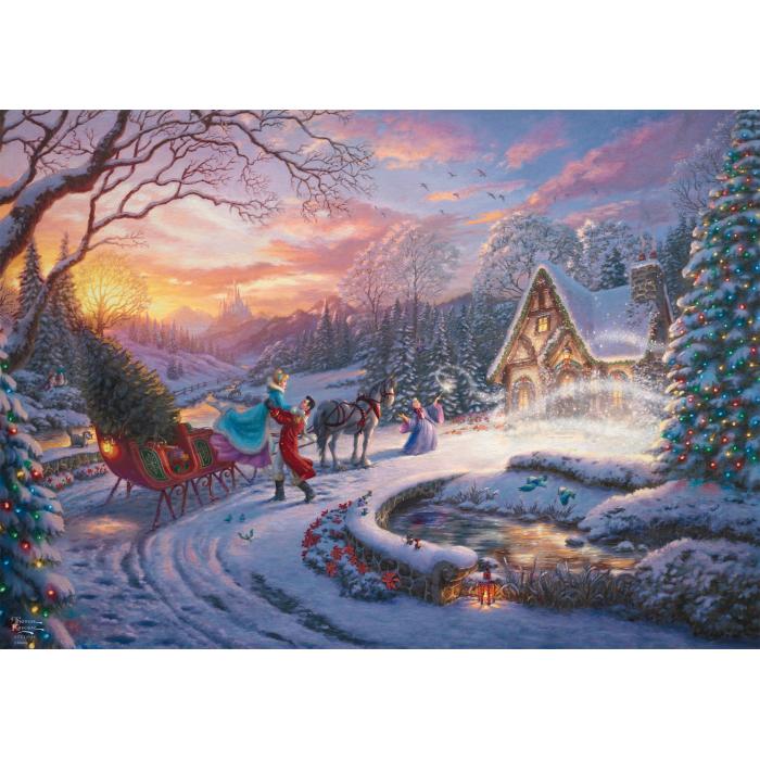 Puzzle Schmidt-Spiele-58035 Disney - Cinderella - Bringing Home the Tree