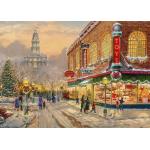 Puzzle  Schmidt-Spiele-59936 Thomas Kinkade - Un souhait de Noël